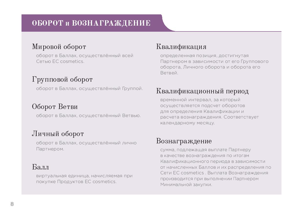 Компенсационный план doterra